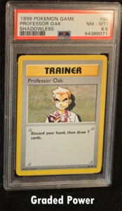 Pokemon Base Set Unlimited Shadowless Professor Oak SHADOWLESS PSA 8.5 (9071) #8 - Picture 1 of 2