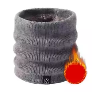 Fashion Knitted Scarf Warm Wool Fur Thick Unisex versatile design Multipl S2T8 - Picture 1 of 22