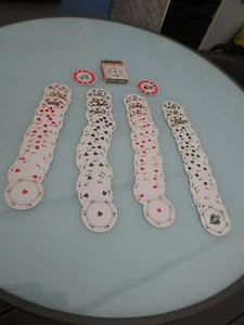 Round Playing Cards Jeu de cartes en forme de rond COMPLET - Picture 1 of 6