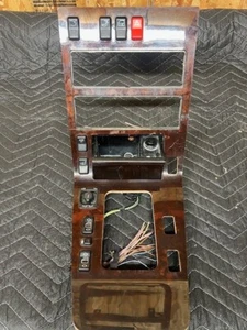 MERCEDES S320 W140 FRONT DASH CENTER CONSOLE WOOD TRIM BEZEL PANEL OEM - Picture 1 of 16