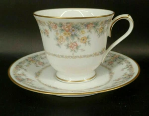 Noritake Rose Bouquet Black Eyed Susan Flower Porcelain Cup & Saucer Japan mABV - Picture 1 of 4