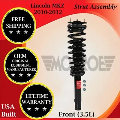 Puntal delantero Monroe genuino OEM para Lincoln MKZ 2010-2012 3,5 L garantía de por vida Foto 1 de 4