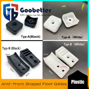 Plastic Chair Foot Anti-front Shaped Floor Glides Tubing Caps Floor Protector - Picture 1 of 11