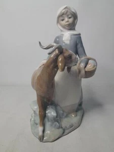 1972-1988 Lladro LITTLE GIRL WITH GOAT Figurine 4812 - 8.75" - Picture 1 of 8