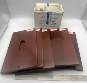 NORFIELD Lot of 6 Door Jamb Strike Templates 7250-025 HOPPE Mortise Pattern USA - Imagen 1 de 15