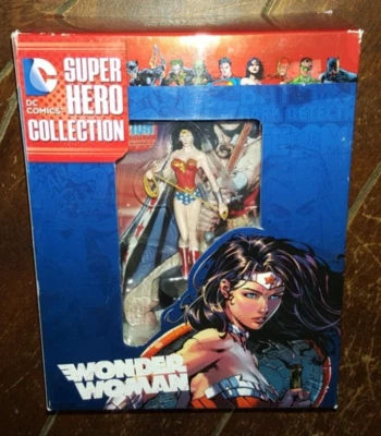DC Comics Super Hero Collection WONDER WOMAN 3.5" ¡Estatuilla con folleto de 16 páginas! Foto 1 de 4