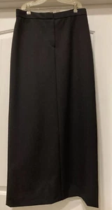Blue Label Emporio Armani Midi Skirt Black SZ ? Straight Italy See Descriptions - Picture 1 of 11