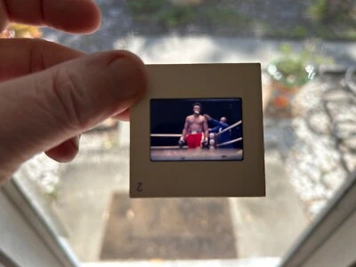 18 DIAPOSITIVAS DE BOXEO RARAS originales 1974 con VIEWER GEORGE FOREMAN MUHAMMAD ALI Foto 1 de 4