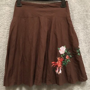 Love You Long Time von Katy Horwood Vintage Rock Vogel bestickt Blumenmuster UK 10 - Bild 1 von 12