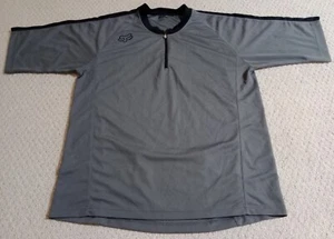 Fox Mens X Large Grey 100% Polyester Short Sleeve Shirt With Neck Zipper 22 - Picture 1 of 7