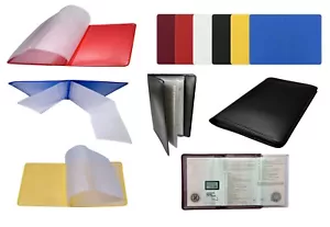 Funda protectora 5 compartimentos muchos colores carrito de coche carpeta estuche carnet tarjetas de identificación - Imagen 1 de 28