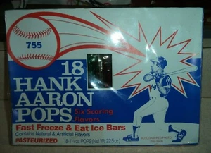 18 Hank Aaron Pops Freeze Pops Neu im Karton - Bild 1 von 2