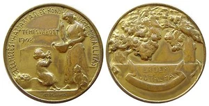 v377 UNGARN RUMÄNIEN 1908 TIMISOARA TEMESVAR FOOD INDUSTRY EXPO BRONZE MEDAILLE - Bild 1 von 3