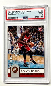 2016 Panini Excalibur 165 Pascal Siakam Rookie PSA 9 MINT Paptors & Pacers - Picture 1 of 3