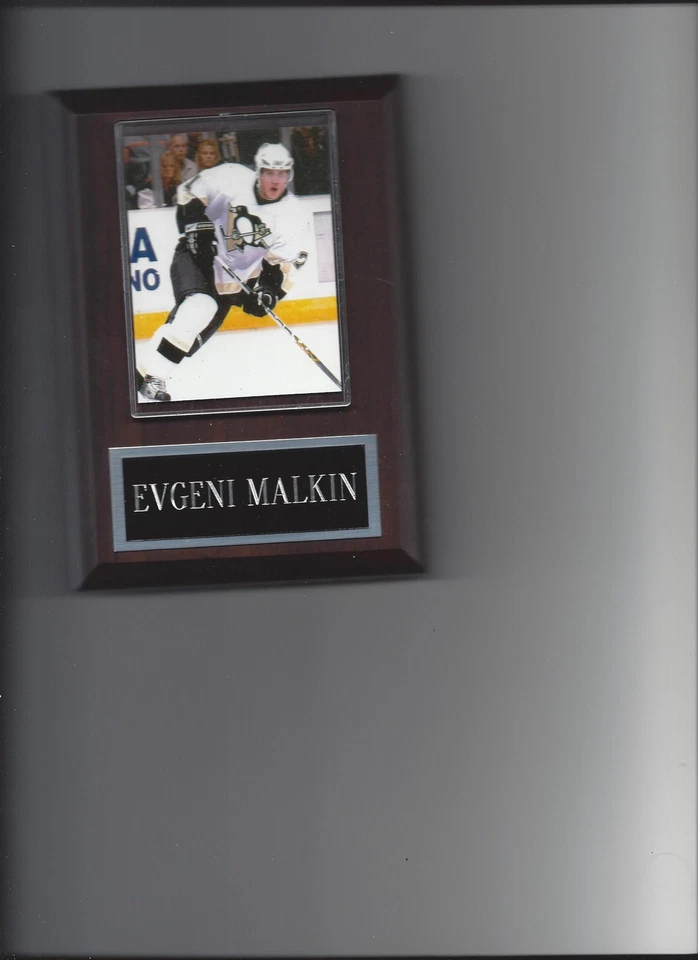 EVGENI PLACA MALKIN PINGÜINOS DE PITTSBURGH HOCKEY NHL Foto 1 de 1