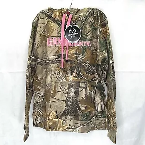 Gander Mountain Womens Sz S Realtree Xtra Pink Trim Pullover Hoodie NWT! - Picture 1 of 8