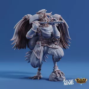 D&D Miniature Aarakocra Ramphasti Toucan Bard Pose 1 Dungeons and Dragons - Picture 1 of 4