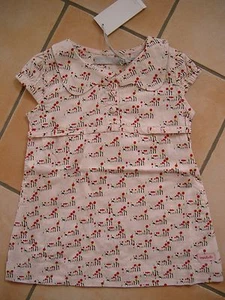 (X165) Imps & Elfs Baby Kleid in A-Form ohne Arm + Kragen & Logo Aufnäher gr.62 - Bild 1 von 2