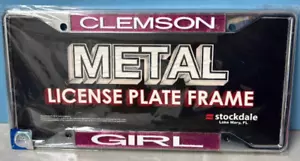 Clemson GIRL License Plate Frame - Picture 1 of 2