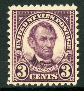 USA 1923 Fourth Bureau 3¢ Lincoln Perf 11 Scott # 555 MNH G882 - Picture 1 of 2