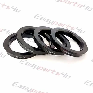 4x Felgen Zentrierringe 73,1 - 57,1 mm Zentrierungsringe Für Alufelgen VW AUDI - Bild 1 von 3
