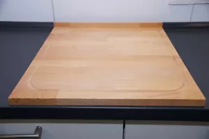 BACKBRETT HOLZ massiv NUDELBRETT TEIGBRETT ARBEITSPLATTE SCHNEIDEBRETT XL XXL - Bild 1 von 4