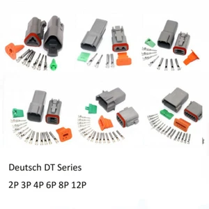 Deutsch DT Series 2 3 4 6 8 12-P Auto-Steckverbinder-Kit Wasserdichter Stecker - Picture 1 of 30