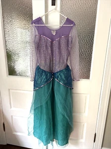 Disney Store Adult Little Mermaid Ariel Princess Dress Medium M Green Tulle - Picture 1 of 9