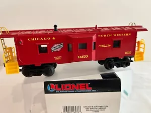 LIONEL6-16533 #1 CHICAGO &NORTH WESTERN BAY WINDOW ILLUM. RADIO CABOOSE LK/N-MOB - Picture 1 of 4