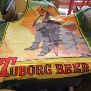 Tuborg Beer Apron Made in Denmark Help the Animals - Picture 1 of 2