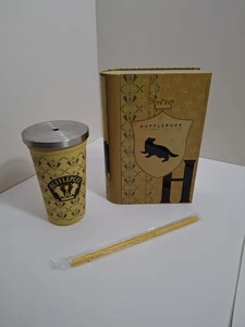 Harry Potter Hufflepuff Haus Buch Popcorn Dose Eimer & Tasse Set - Bild 1 von 4