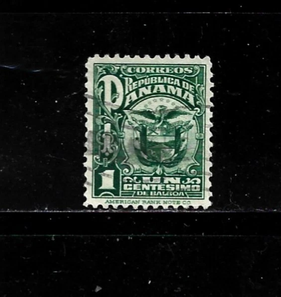 Estampilla de Panamá Scott # 235-1c-usada/VLH-NG-1924 Foto 1 de 1