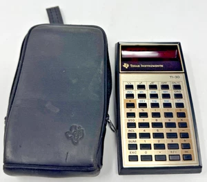 Vintage Texas Instruments TI-30 Calculator Tested Working 1970's w/case - Picture 1 of 7