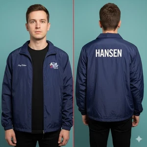 Fresh Staff Bel Air Varsity Jacket Blue XL Sport-Tek Proof Ed Hip Hop Prince - Picture 1 of 12