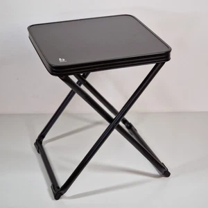 Bo-Camp Hocker mit Tischplatte Schwarz Camping Hocker + Tisch 40 x 40 x 48,5 cm - Bild 1 von 11