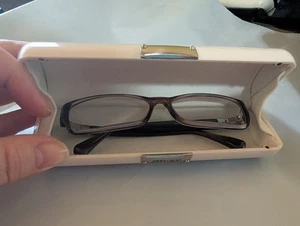Jimmy Choo JC41 Havana Brown Tortoise Crystals E68-130 Eye Glasses frames & Case - Picture 1 of 10