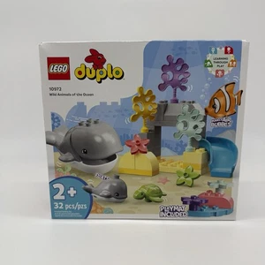 New LEGO Duplo Wild Animals Of The Ocean Set No 10972, 32 pcs w/playmat - Picture 1 of 5