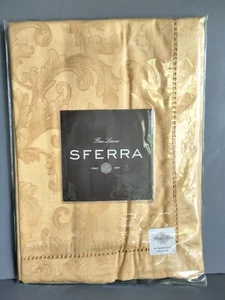 New Sferra Acanthus Gold Table Runner 15" x 108" - Picture 1 of 5