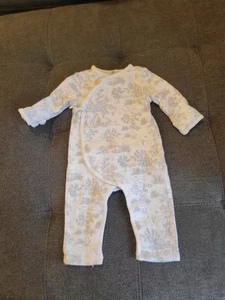 Stampa animalier Janie & Jack bianca e grigia usata in ottime condizioni pezzo unico - Foto 1 di 4