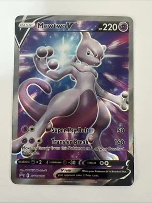 Mewtwo V SWSH229 Full Art Sword & Shield Promo Card Pokemon TCG - Image 1 of 4