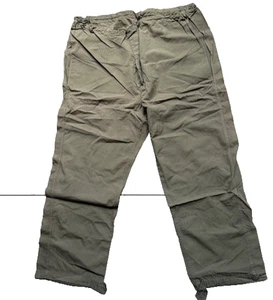 Pantalón de viento SnoPant teñido oliva sueco M62 satén algodón años 80 genuino militar - Imagen 1 de 9