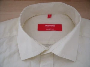 Eterna REDLINE ECCELLENTE Camicia 42 Giallo Chiaro Uniforme Molto Buono #ED707 - Foto 1 di 1