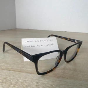 Warby Parker Williams M 927 Tortoise Full Rim Eyeglasses Frames Only 50-19-145 - Picture 1 of 8