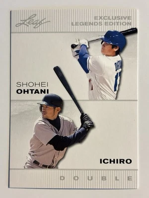 SHOHEI OHTANI / ICHIRO SPECIAL RELEASE DOUBLE EDITION 2023 BASEBALL CARD - Image 1 of 2