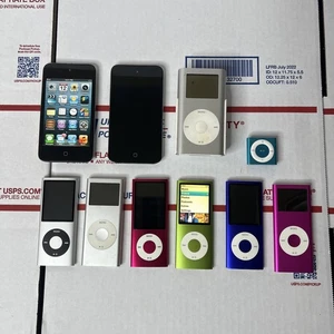 Menge 10 verschiedene Apple iPods Nano / Touch - * WIE BESEHEN / UNGETESTET - LESEN - AM SELBEN TAG - Bild 1 von 13