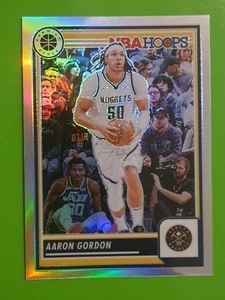 2023-24 Panini NBA Hoops Premium Stock Aaron Gordon Denver Nuggets Silver Prizm - Bild 1 von 2