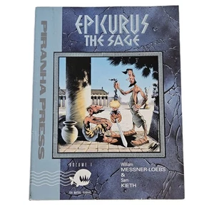 EPICURUS THE SAGE Volumen 1 Gran Tamaño Tapa Blanda Novela Gráfica TPB 1989 EN MUY BUEN ESTADO/Buena - Imagen 1 de 10
