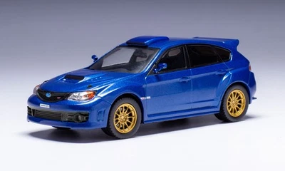 Ixo CLC553N 1/43 Subaru Impreza WRX STI 2009 Blu Modello Auto Diecast - Immagine 1 di 4