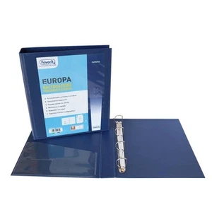 Favorit Raccoglitore 4 Anelli Personalizzabile con Tasca Formato 22x30 cm Diamet - Foto 1 di 1