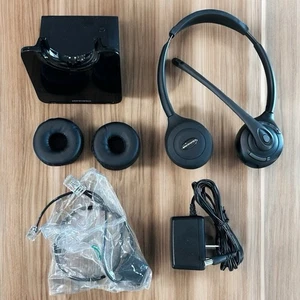 Plantronics CS520-R Wireless Headband Dual Headset w/ Charger CS520 - Picture 1 of 8